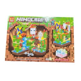 KLOCKI 330PCS MIMOCRAFT LED