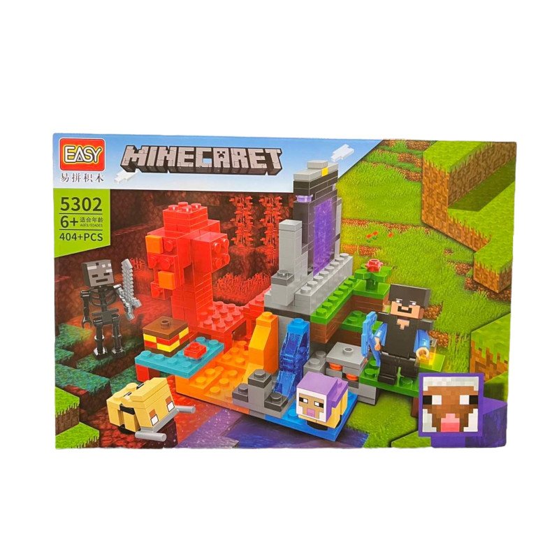 KLOCKI 404PCS MINECRAFT