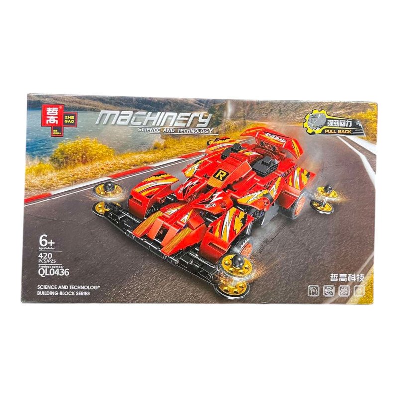 KLOCKI 420PCS MACHINERY RACING CAR KLOCKI 420PCS MACHINERY RACING CAR
