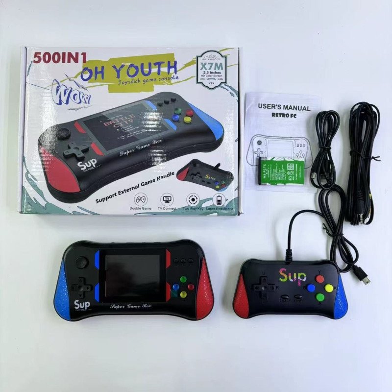 MINI KONSOLA PRZENOŚNA X7M DO GIER RETRO MINI KONSOLA PRZENOŚNA X7M DO GIER RETRO