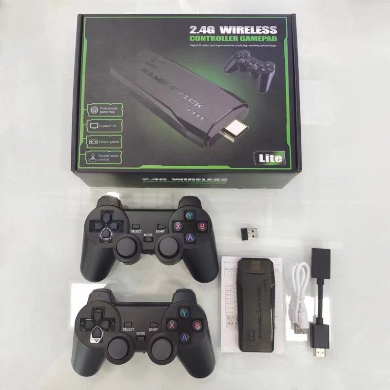 KONSOLA USB BEZPRZEWODOWE PADY GRY 4K GRA EMULATOR KONSOLA USB BEZPRZEWODOWE PADY GRY 4K GRA EMULATOR