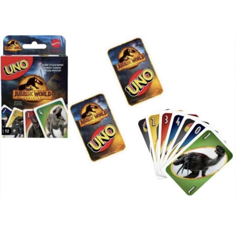 KARTY UNO JURASSIC WORLD KARTY UNO JURASSIC WORLD