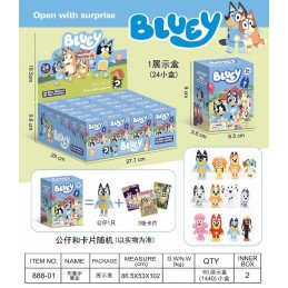FIGURKI + KARTA BLUEY