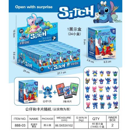 FIGURKI + KARTA STITCH