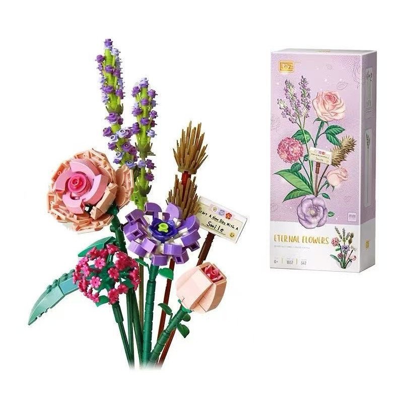 KLOCKI 547PCS ETERNAL FLOWERS KLOCKI 547PCS ETERNAL FLOWERS