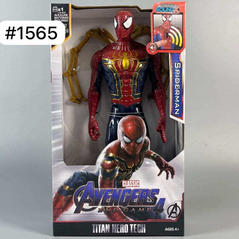 DUŻA FIGURKA AVENGERS SPIDERMAN RUCHOMA DŹWIĘK LED 30CM DUŻA FIGURKA AVENGERS SPIDERMAN RUCHOMA DŹWIĘK LED 30CM