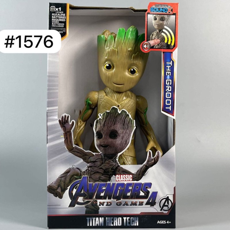 DUŻA FIGURKA AVENGERS THE GROOT RUCHOMA DŹWIĘK LED 30CM DUŻA FIGURKA AVENGERS THE GROOT RUCHOMA DŹWIĘK LED 30CM