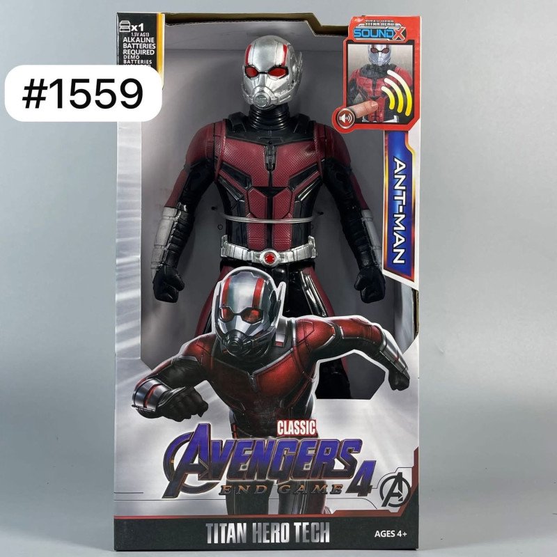 DUŻA FIGURKA AVENGERS ANT-MAN RUCHOMA DŹWIĘK LED 30CM DUŻA FIGURKA AVENGERS ANT-MAN RUCHOMA DŹWIĘK LED 30CM