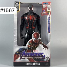 DUŻA FIGURKA AVENGERS SPIDERMAN RUCHOMA DŹWIĘK LED 30CM