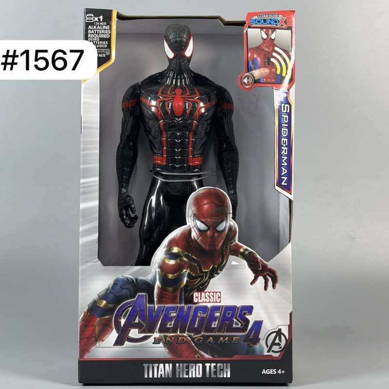 DUŻA FIGURKA AVENGERS SPIDERMAN RUCHOMA DŹWIĘK LED 30CM DUŻA FIGURKA AVENGERS SPIDERMAN RUCHOMA DŹWIĘK LED 30CM