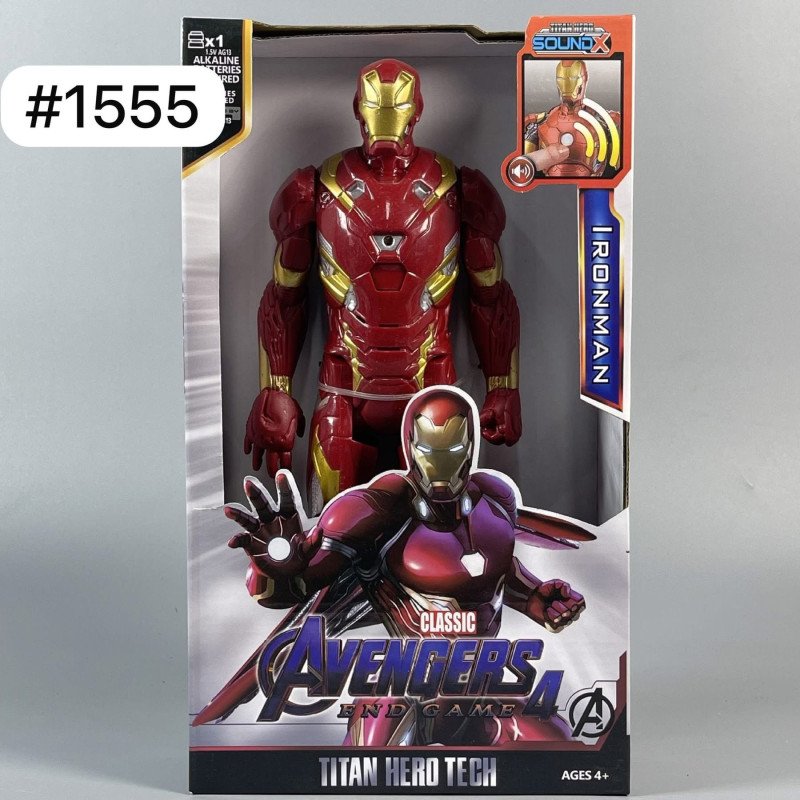 DUŻA FIGURKA AVENGERS IRON MAN RUCHOMA DŹWIĘK LED 30CM DUŻA FIGURKA AVENGERS IRON MAN RUCHOMA DŹWIĘK LED 30CM