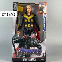 DUŻA FIGURKA AVENGERS THE THOR RUCHOMA DŹWIĘK LED 30CM