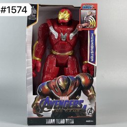 DUŻA FIGURKA AVENGERS HULK BUSTER RUCHOMA DŹWIĘK LED 30CM
