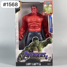 DUŻA FIGURKA AVENGERS HULK RUCHOMA DŹWIĘK LED 30CM