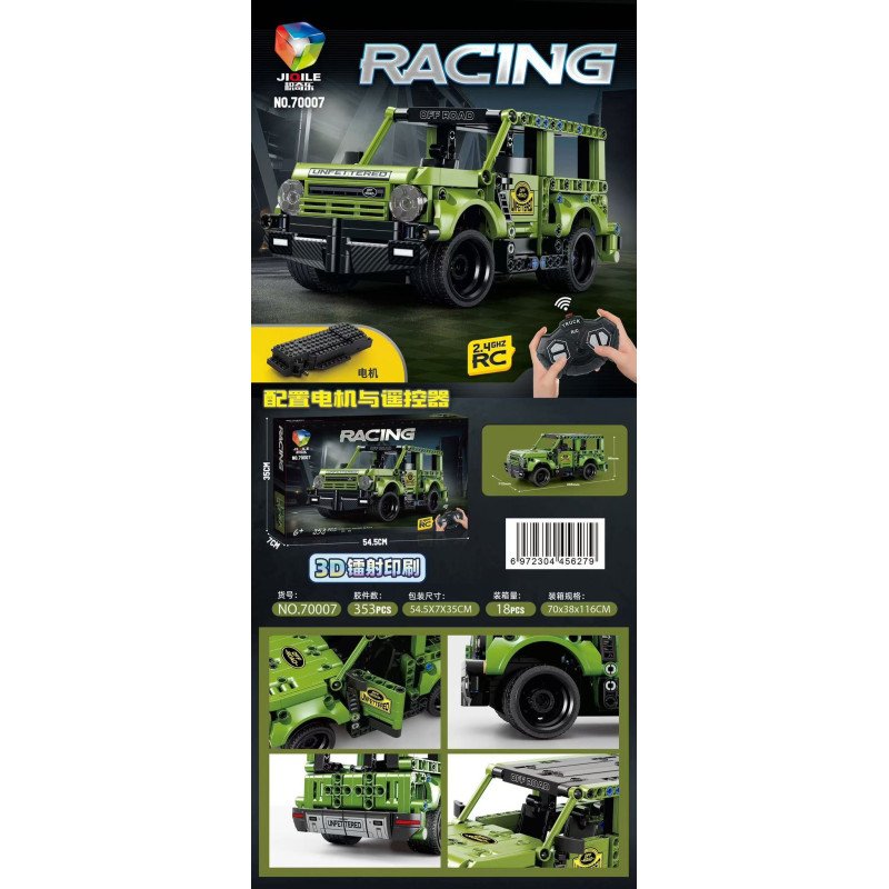 KLOCKI 353PCS SAMOCHÓD RACING STEROWANIE KLOCKI 353PCS SAMOCHÓD RACING STEROWANIE