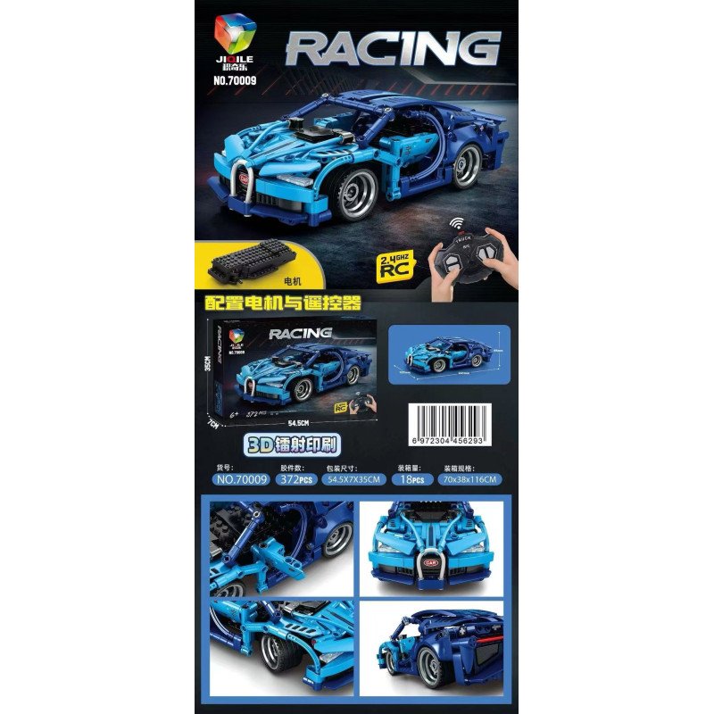 KLOCKI 372PCS SAMOCHÓD RACING STEROWANIE KLOCKI 372PCS SAMOCHÓD RACING STEROWANIE