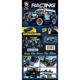KLOCKI 377PCS SAMOCHÓD RACING STEROWANIE