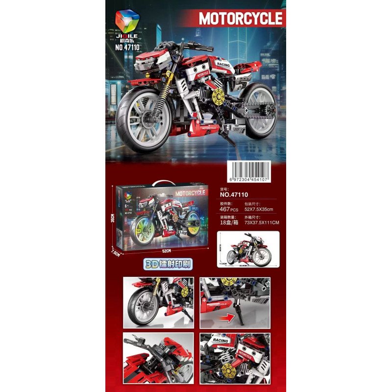 KLOCKI 467PCS MOTORCYKL KLOCKI 467PCS MOTORCYKL