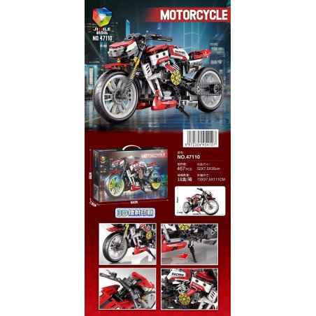KLOCKI 467PCS MOTORCYKL