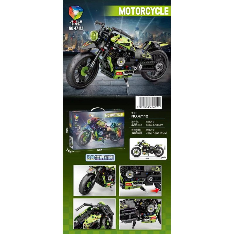 KLOCKI 435PCS MOTORCYKL KLOCKI 435PCS MOTORCYKL