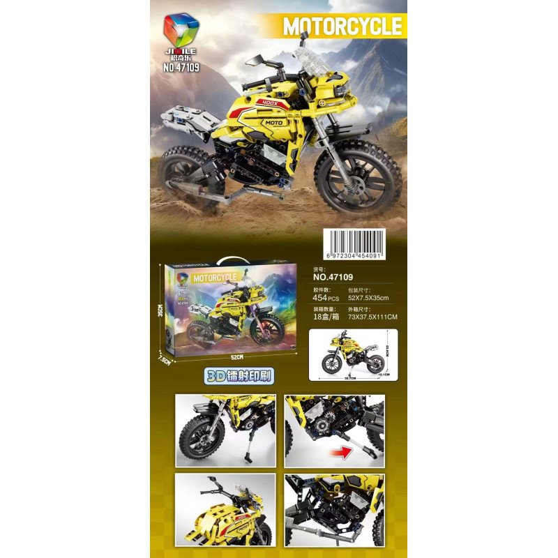 KLOCKI 454PCS MOTORCYKL KLOCKI 454PCS MOTORCYKL