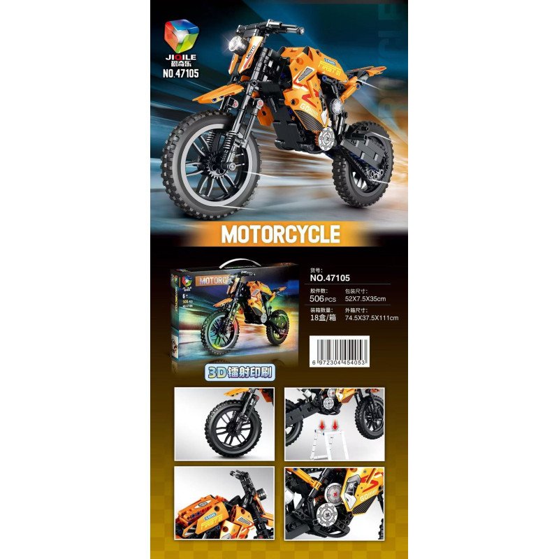 KLOCKI 506PCS MOTORCYKL KLOCKI 506PCS MOTORCYKL