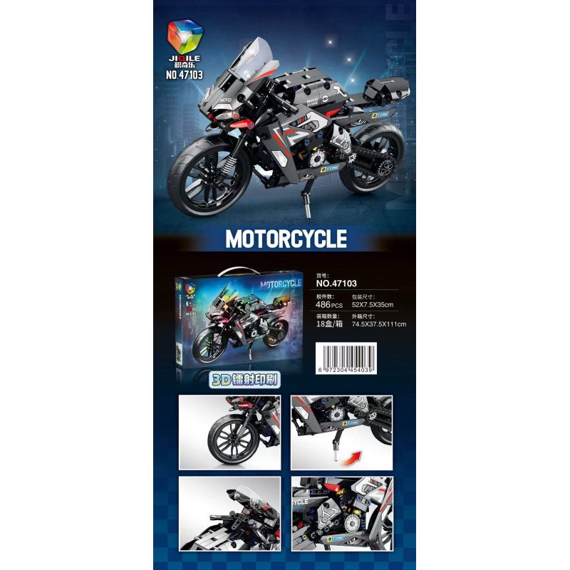 KLOCKI 486PCS MOTORCYKL KLOCKI 486PCS MOTORCYKL