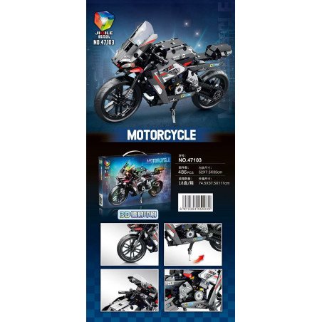 KLOCKI 486PCS MOTORCYKL