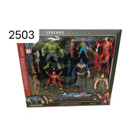 ZESTAW 8SZT FIGUREK AVENGERS LEGEND SEIRES