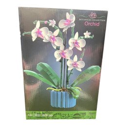 KLOCKI 608PCS KWIATY FLOWERS ORCHID