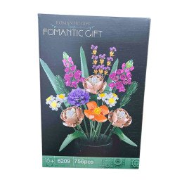 KLOCKI 756PCS KWIATY FOMANTIC GIFT