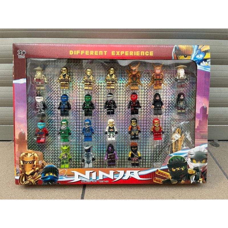 ZESTAW 24SZT FIGUREK NINJA ZESTAW 24SZT FIGUREK NINJA