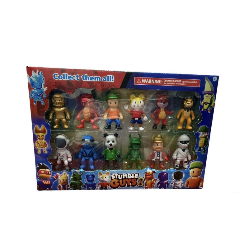 ZESTAW 12SZT FIGUREK STUMBLE GUYS ZESTAW 12SZT FIGUREK STUMBLE GUYS
