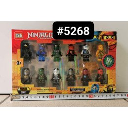 ZESTAW 12SZT FIGURKI NINJAGO