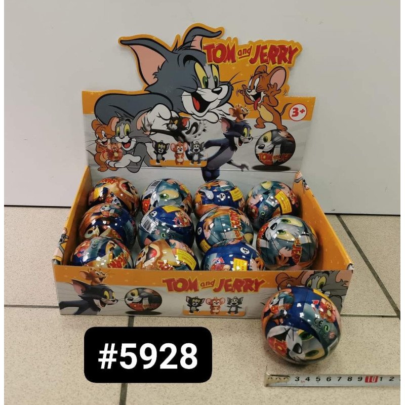 TOM & JERRY KULA Z FIGURKĄ TOM & JERRY KULA Z FIGURKĄ