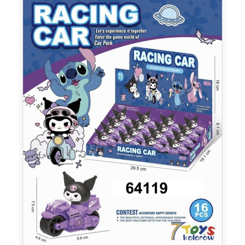 AUTO RACING CAR KUROMI AUTO RACING CAR KUROMI
