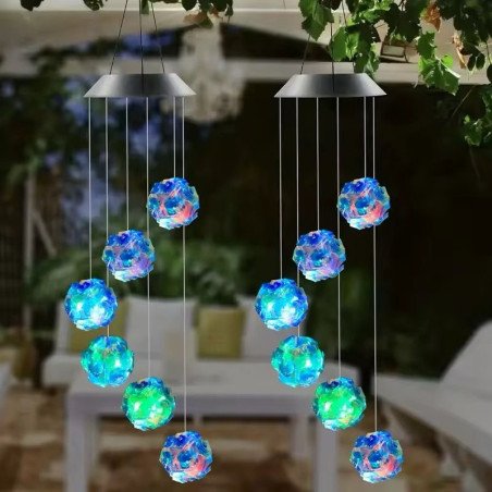 GRILADA ŚWIETLNA LAMPKI SOLARNE OGRODOWE LAMPA