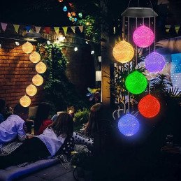 GRILADA ŚWIETLNA LAMPKI SOLARNE OGRODOWE LAMPA