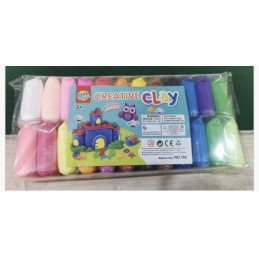 MAGICZNA PLASTELINA 24SZT PIANKOLINA 22CM 160G