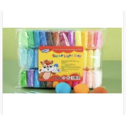 MAGIC PLASTELINA 36SZT PIANKOLINA 26CM 330G