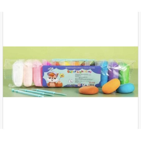 MAGIC PLASTELINA 12SZT PIANKOLINA 28CM 125G