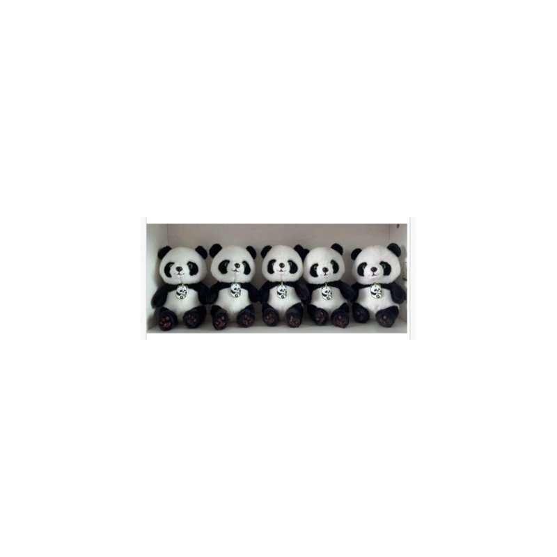 PLUSZOWA MASKOTKA PANDA 23CM PLUSZOWA MASKOTKA PANDA 23CM