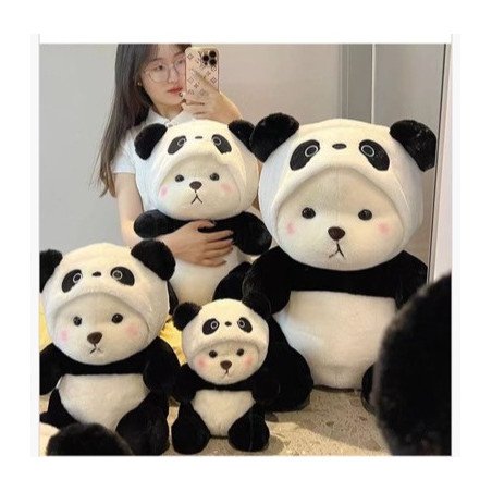 PLUSZOWA MASKOTKA PANDA 28CM