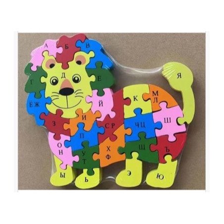 PUZZLE DREWNANA LEW