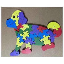 PUZZLE DREWNANA PIESEK