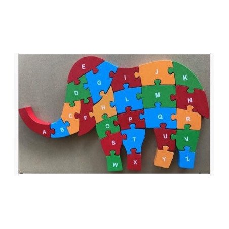 PUZZLE DREWNANA SŁOŃ