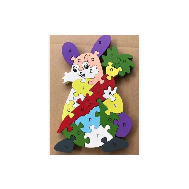 PUZZLE DREWNANA KRÓLIK PUZZLE DREWNANA KRÓLIK