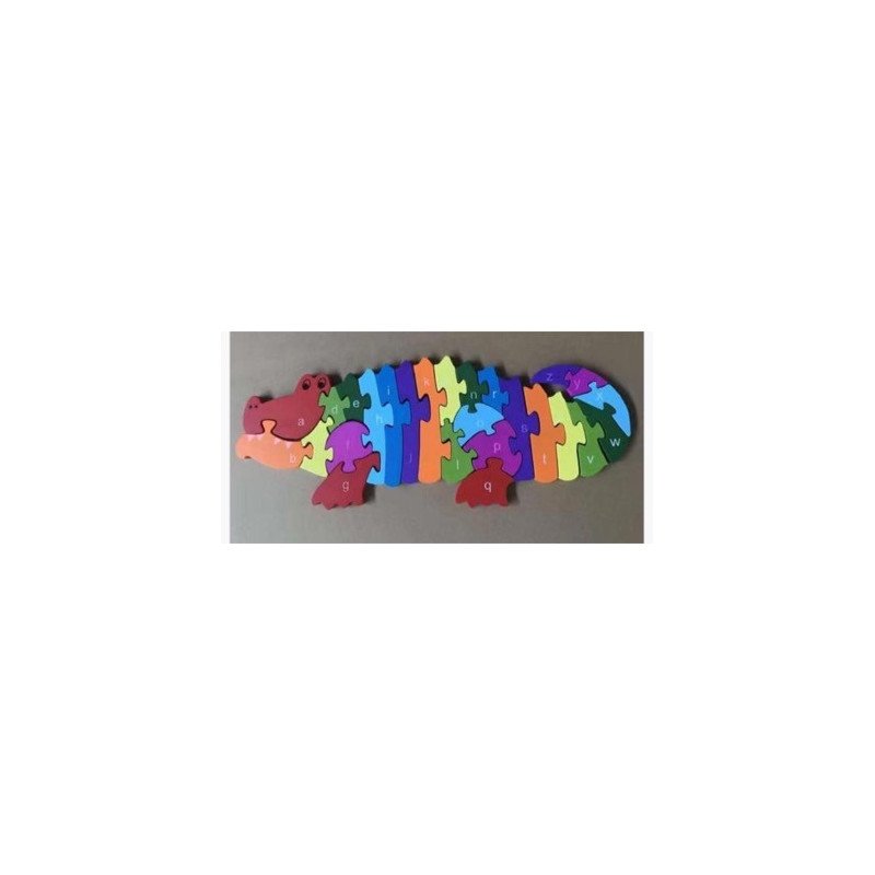 PUZZLE DREWNANA KROKODYLE PUZZLE DREWNANA KROKODYLE
