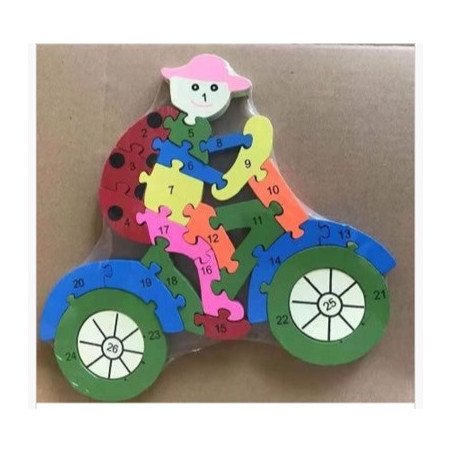 PUZZLE DREWNANA FARMER