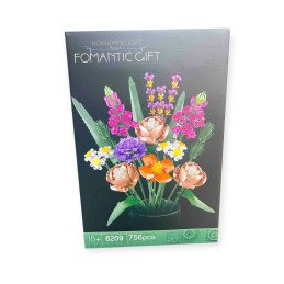 KLOCKI 756PCS ROMANTIC GIFT FOMANTIC GIFT KWIAT FLOWERS